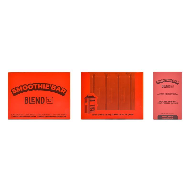 Smoothie Bar Blend 3.0 2g Dual Chamber Empty Disposable